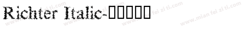 Richter Italic字体转换
